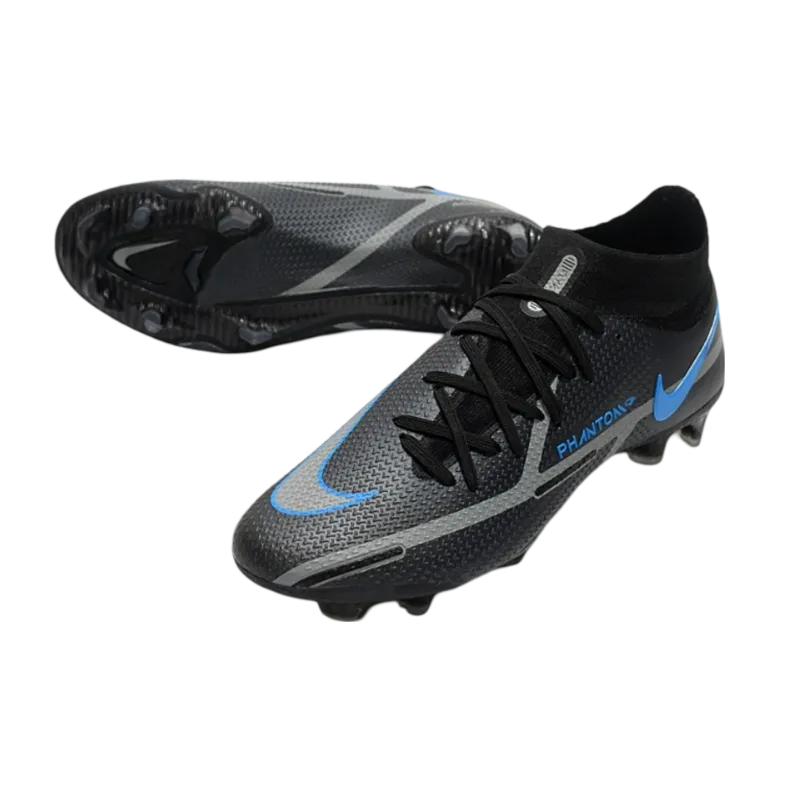 Nike Phantom GT2 Elite DF FG Black Grey - Goatkits Boots