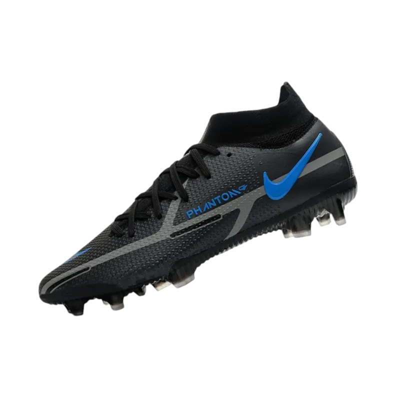 Nike Phantom GT2 Elite DF FG Black Grey - Goatkits Boots