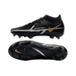 Nike Phantom GT2 Elite DF FG Black Dark Grey Metallic Gold Metallic - Goatkits Boots