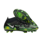 Nike Phantom GT2 Elite DF FG Black Platinum Metallic Green Strike - Goatkits Boots