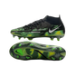 Nike Phantom GT2 Elite DF FG Black Platinum Metallic Green Strike - Goatkits Boots