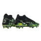 Nike Phantom GT2 Elite DF FG Black Platinum Metallic Green Strike - Goatkits Boots