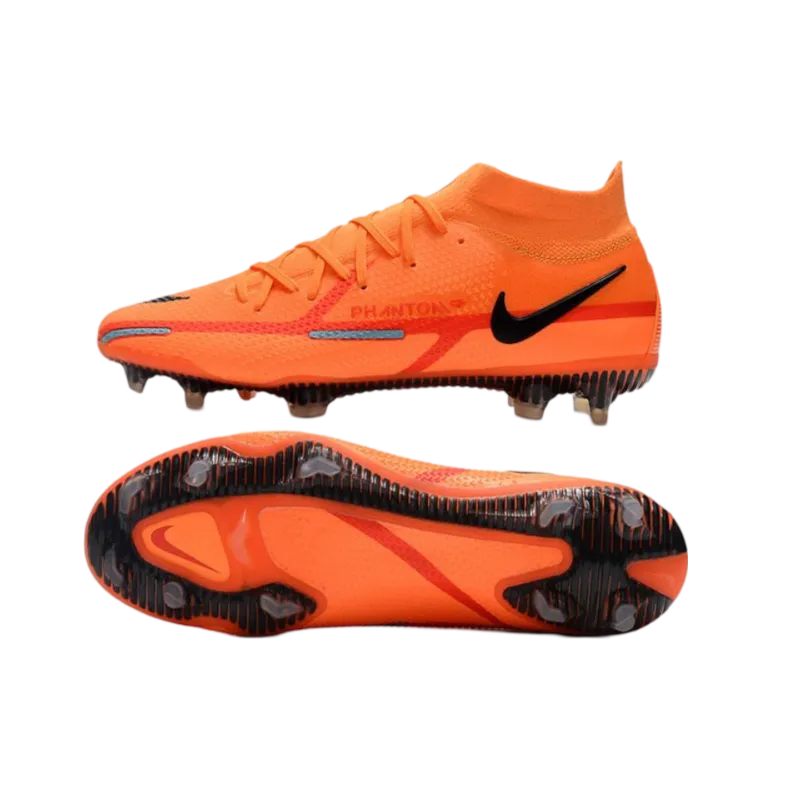 Nike Phantom GT2 Elite DF FG Black Orange - Goatkits Boots