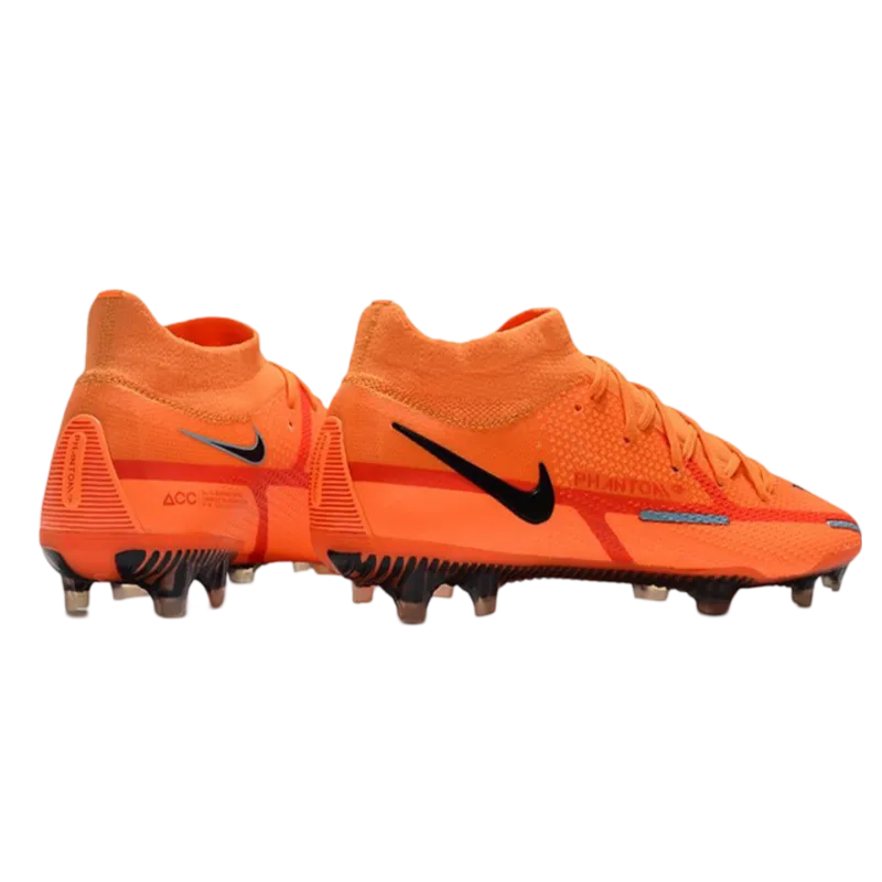 Nike Phantom GT2 Elite DF FG Black Orange - Goatkits Boots