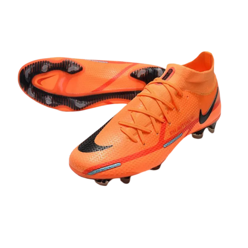 Nike Phantom GT2 Elite DF FG Black Orange - Goatkits Boots