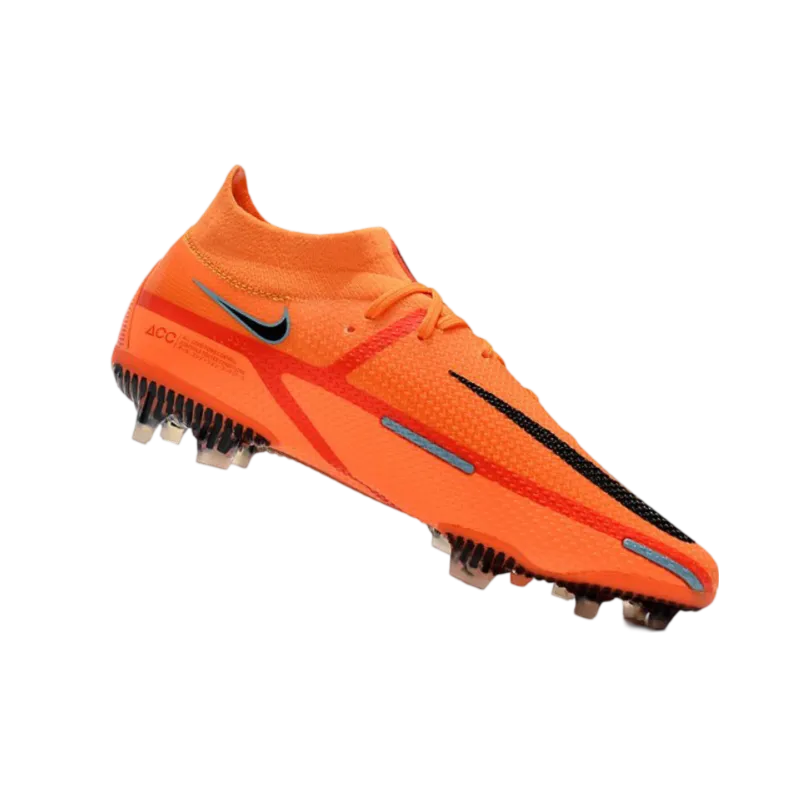 Nike Phantom GT2 Elite DF FG Black Orange - Goatkits Boots