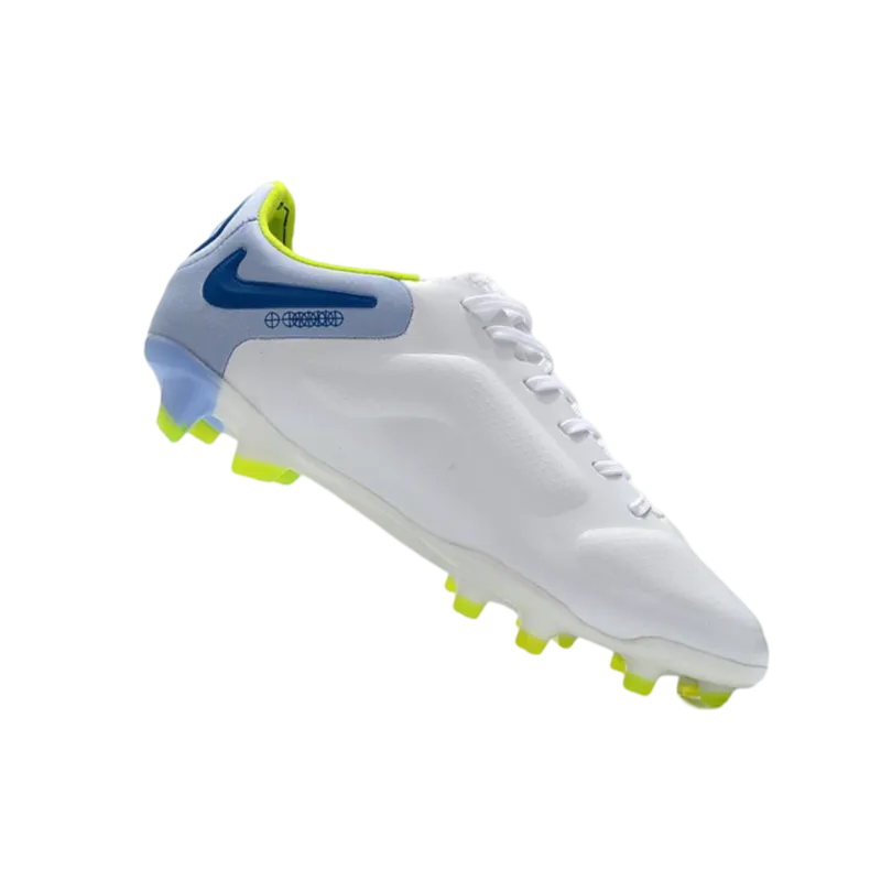 Nike Tiempo Legend 9 Elite FG White Bleu - Goatkits Boots