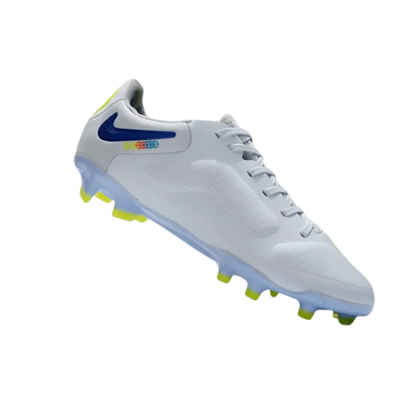 Nike Tiempo Legend 9 Elite FG White Bleu - Goatkits Boots