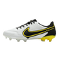 Nike Tiempo Legend 9 Elite FG White Dark Grey Black Yellow Strike - Goatkits Boots