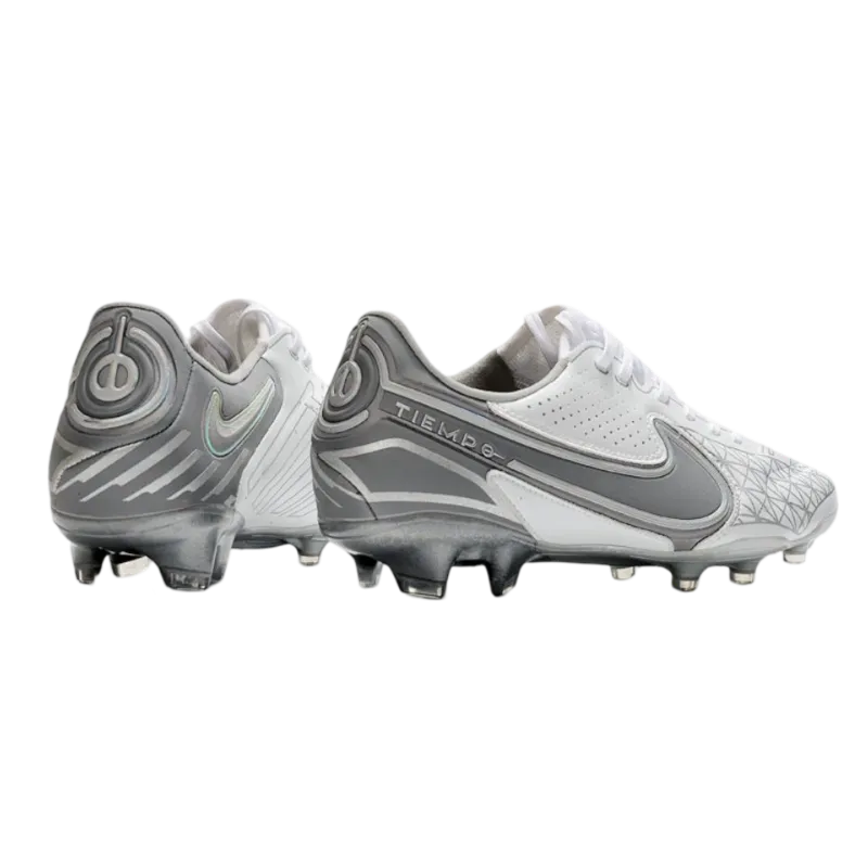 Nike Tiempo Legend 9 Elite FG White Grey - Goatkits Boots