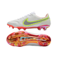 Nike Tiempo Legend 9 Elite FG White Black Carmine Pink Explosion - Goatkits Boots