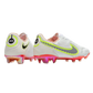 Nike Tiempo Legend 9 Elite FG White Black Carmine Pink Explosion - Goatkits Boots