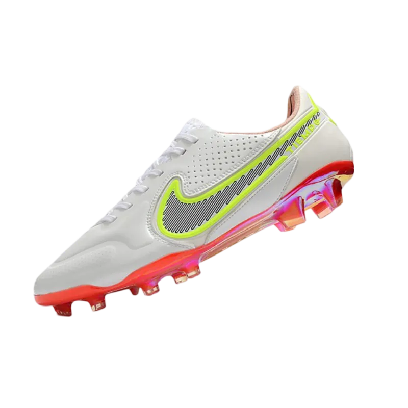 Nike Tiempo Legend 9 Elite FG White Black Carmine Pink Explosion - Goatkits Boots