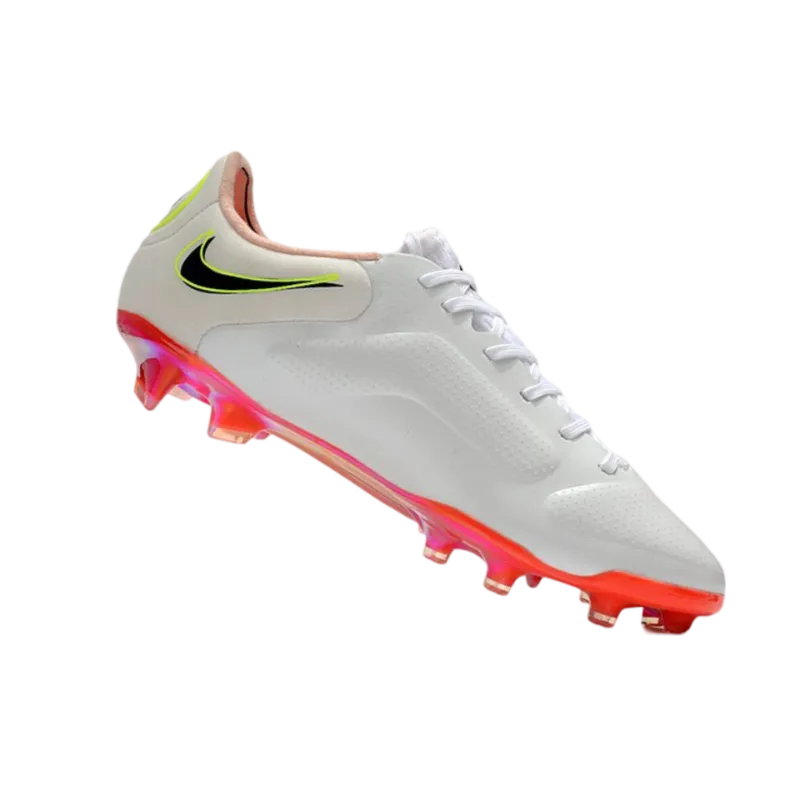 Nike Tiempo Legend 9 Elite FG White Black Carmine Pink Explosion - Goatkits Boots