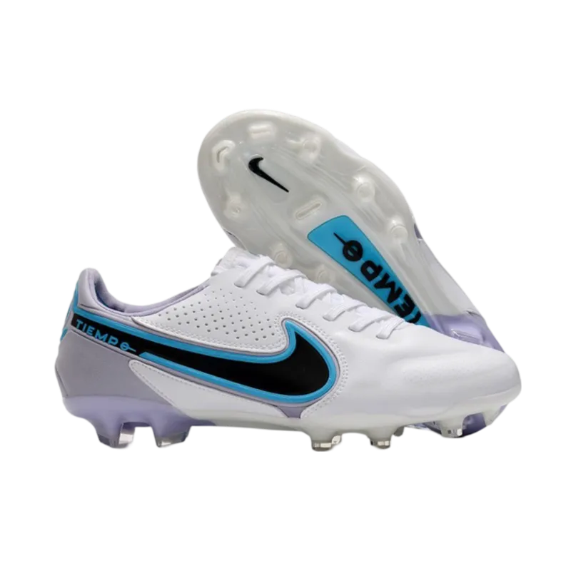 Nike Tiempo Legend 9 Elite FG White Black - Goatkits Boots