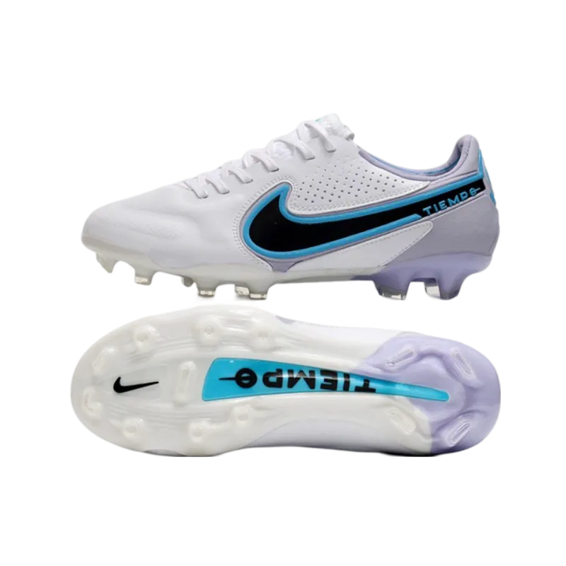 Nike Tiempo Legend 9 Elite FG White Black - Goatkits Boots