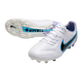 Nike Tiempo Legend 9 Elite FG White Black - Goatkits Boots