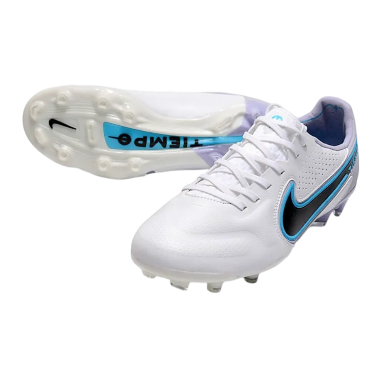 Nike Tiempo Legend 9 Elite FG White Black - Goatkits Boots