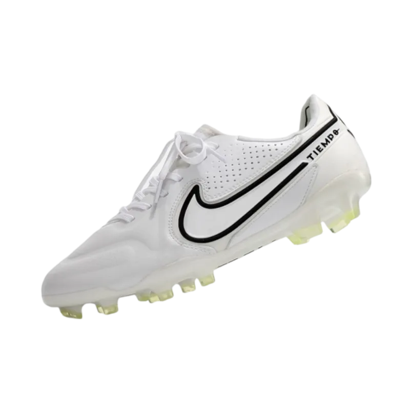 Nike Tiempo Legend 9 Elite FG White Black - Goatkits Boots