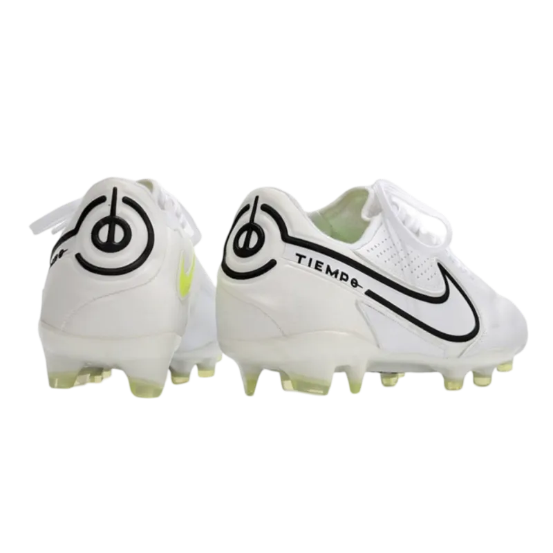 Nike Tiempo Legend 9 Elite FG White Black - Goatkits Boots