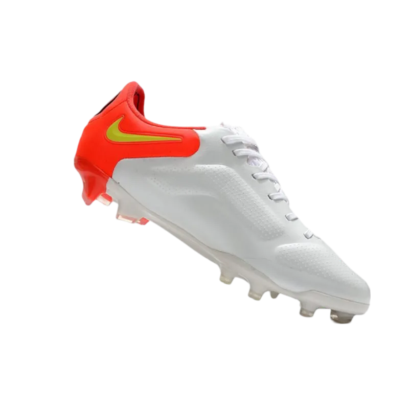 Nike Tiempo Legend 9 Elite FG White Volt Carmine - Goatkits Boots