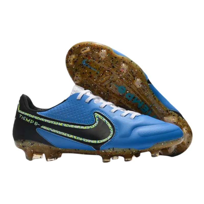 Nike Tiempo Legend 9 Elite FG Bleu Black - Goatkits Boots