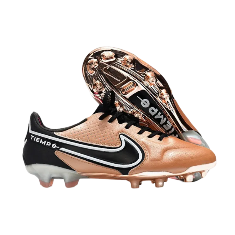 Nike Tiempo Legend 9 Elite FG Metallic Copper White Off Black - Goatkits Boots