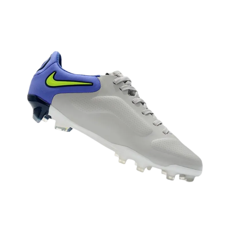 Nike Tiempo Legend 9 Elite FG Grey Fog Volt Sapphire - Goatkits Boots