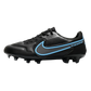 Nike Tiempo Legend 9 Elite FG Black Steel Grey - Goatkits Boots