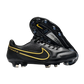 Nike Tiempo Legend 9 Elite FG Black Dark Grey Metallic Anthracite - Goatkits Boots