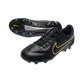 Nike Tiempo Legend 9 Elite FG Black Dark Grey Metallic Anthracite - Goatkits Boots