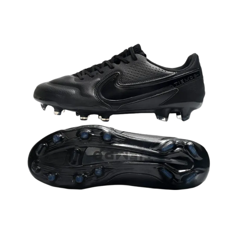 Nike Tiempo Legend 9 Elite FG Black - Goatkits Boots