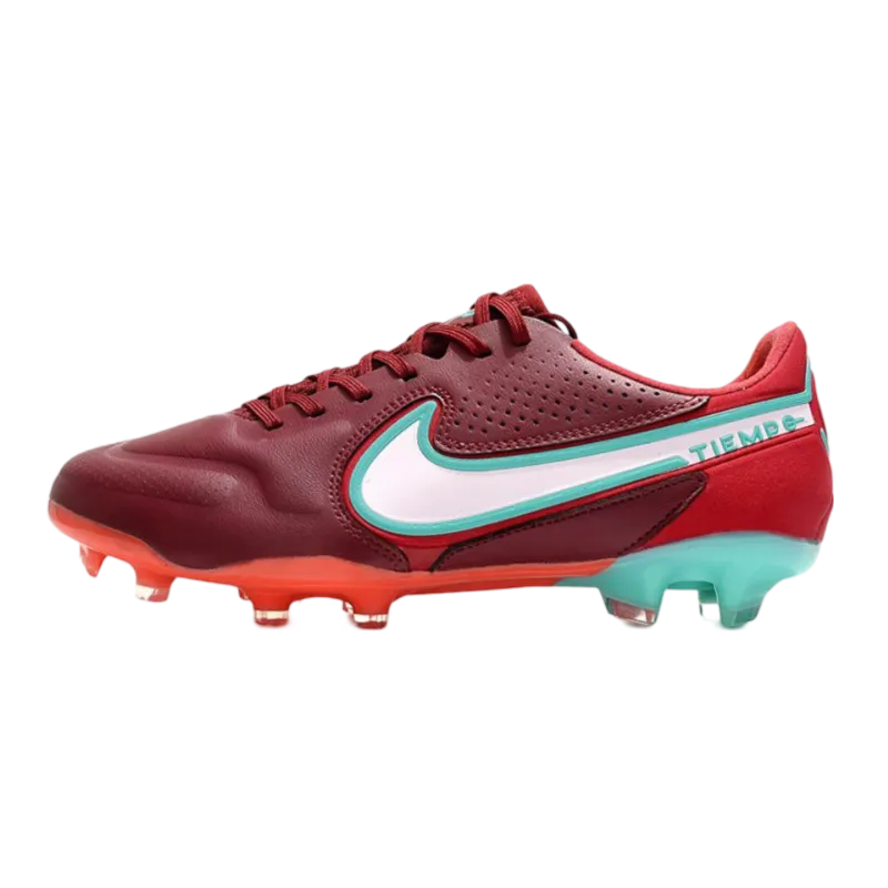 Nike Tiempo Legend 9 Elite FG Red White Hibiscus Mystique - Goatkits Boots