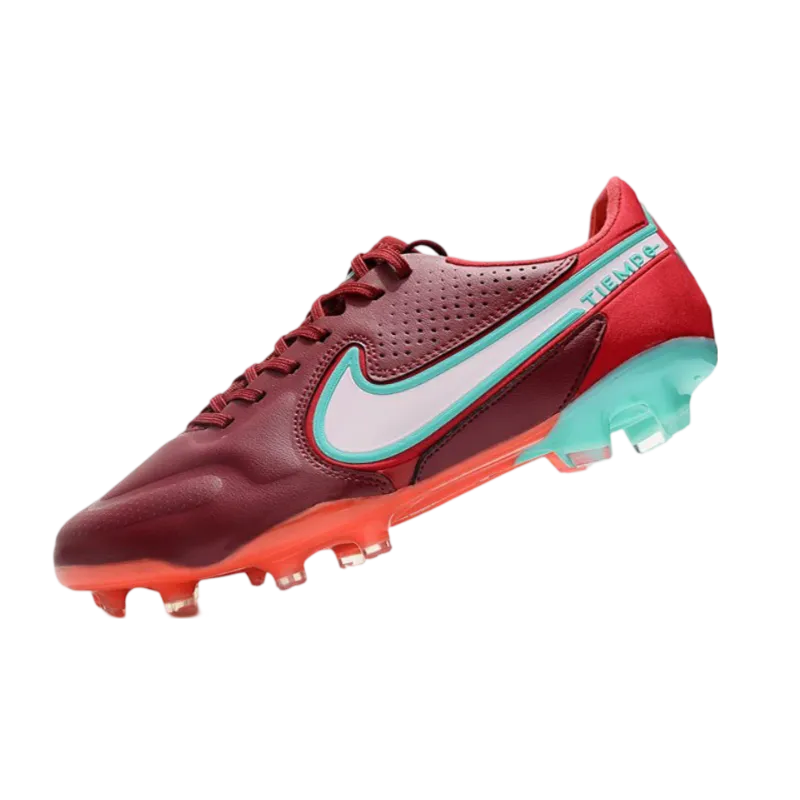 Nike Tiempo Legend 9 Elite FG Red White Hibiscus Mystique - Goatkits Boots