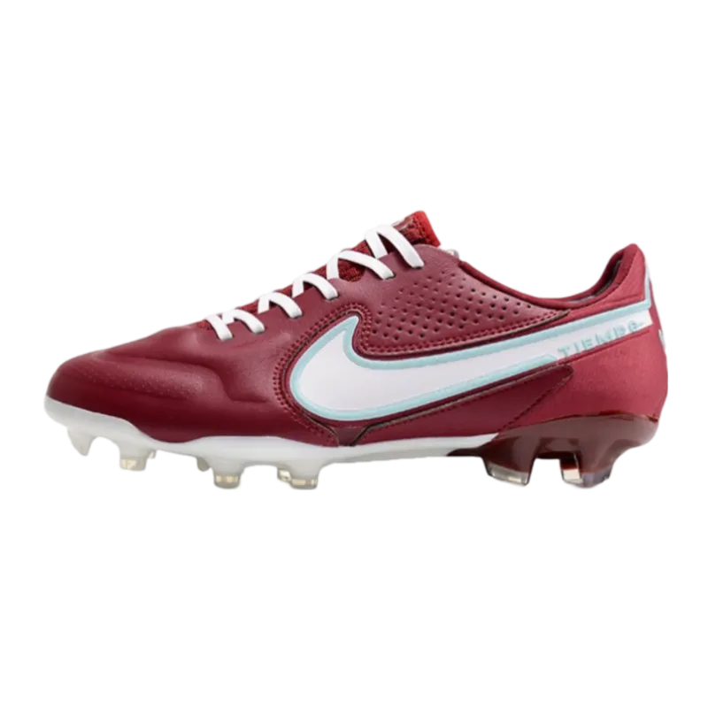 Nike Tiempo Legend 9 Elite FG Red White Hibiscus Mystique - Goatkits Boots