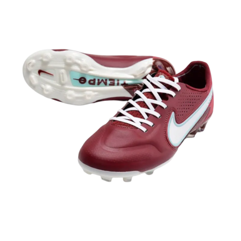 Nike Tiempo Legend 9 Elite FG Red White Hibiscus Mystique - Goatkits Boots