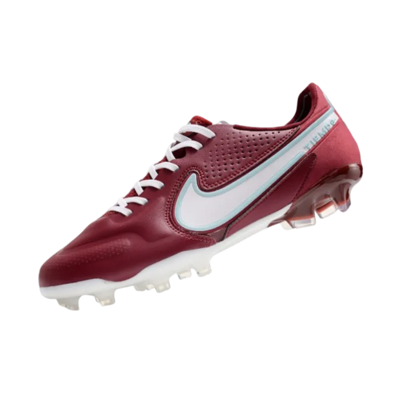 Nike Tiempo Legend 9 Elite FG Red White Hibiscus Mystique - Goatkits Boots